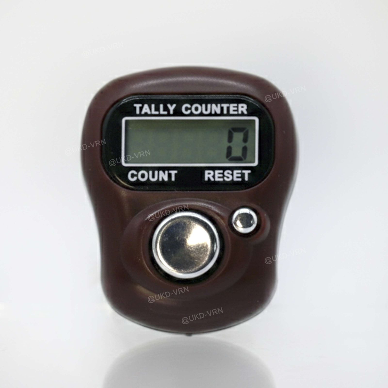 Digital Finger Tally Counter (Japa Counter) - Brown